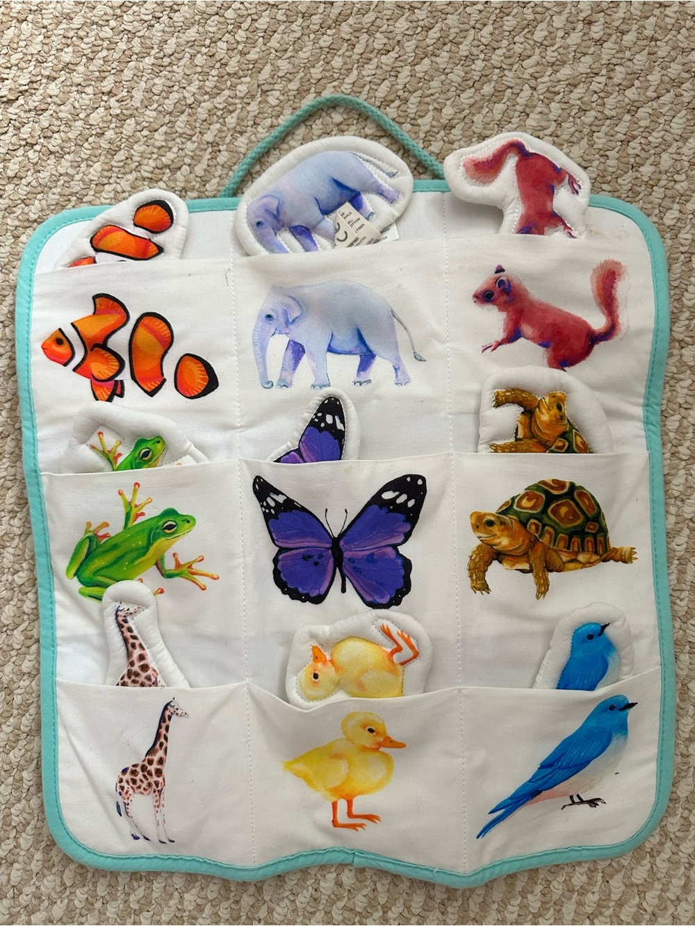 Lovevery Interactive Animal Pocket Play